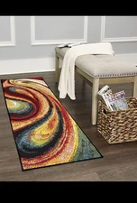 Home Dynamix Adja Modern Area Rug, Splash (1'6" x 7'2" Runner)
