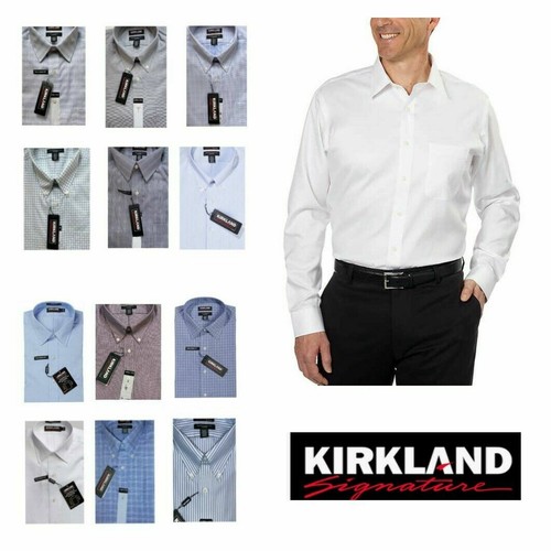 Kirkland Men's Traditional Fit Non Iron 