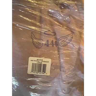 Sweat à Capuche Yours Truly – Phora 444 – Vos Anges Vous Protègent – Lavande – Taille L
