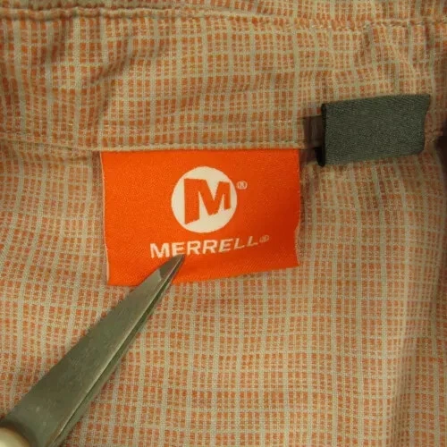 merrell zip pocket short sleeve button up shirt