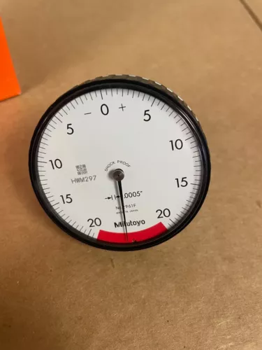 Mitutoyo 2961F Dial Indicator, plunger style 0.0005" - 0.040"