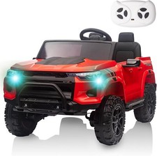 24V Kids Ride On Pickup Truck,2 Seater Electric Vehicles W/Parent Remote Control