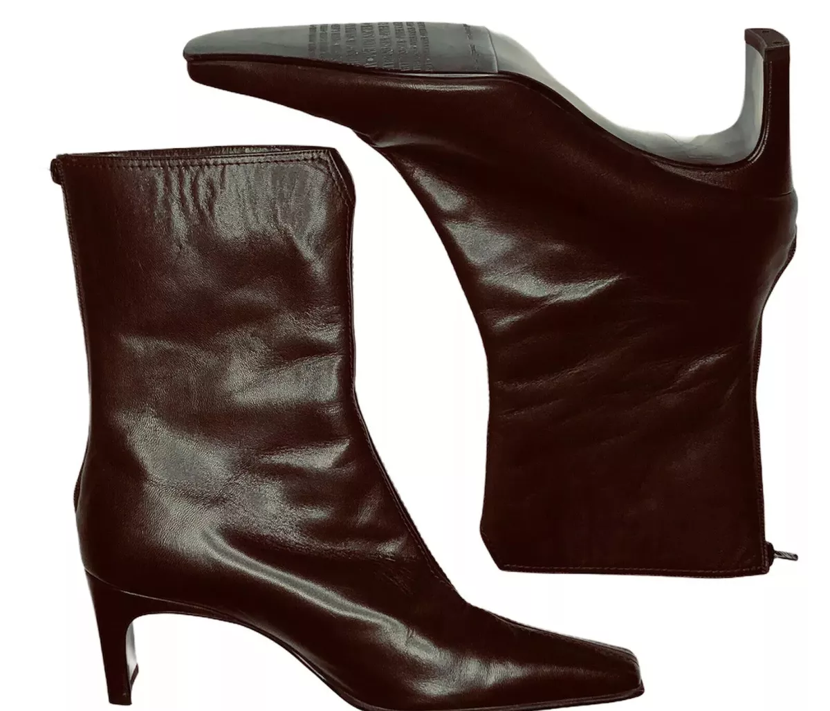 Peter Kaiser Prialpas Gonna Women s Brown Ankle Boots Size 7.5M