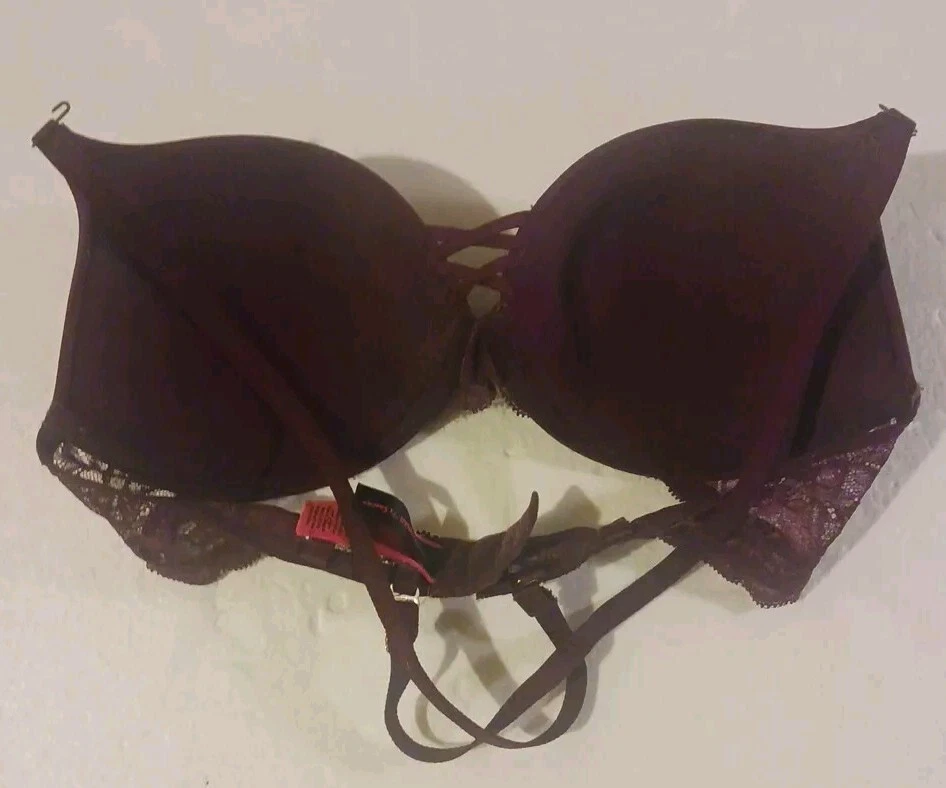 Sujetador mediano para mujer La Senza borgoña Hello Sugar 34C Foto 2 de 2