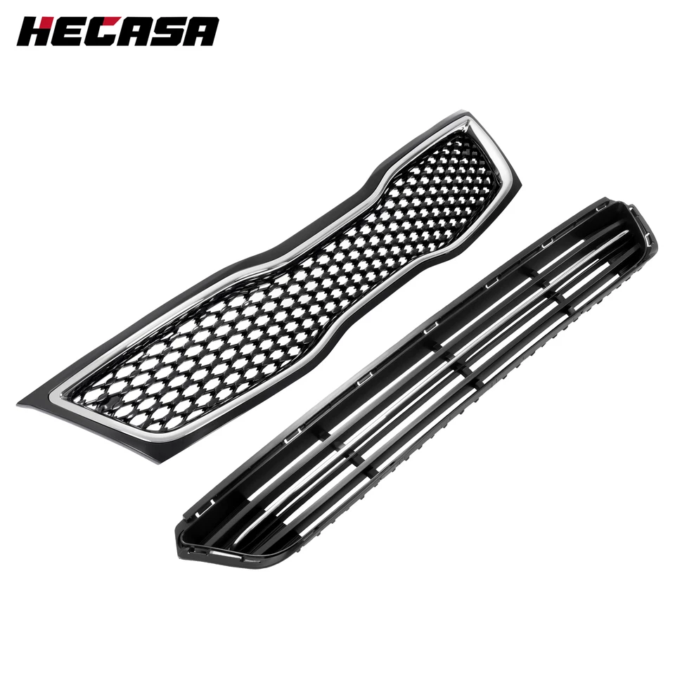 2Pcs Set Of Front Upper & Lower Bumper Grille Grill For Kia Optima 2014 2015 Foto 2 de 4