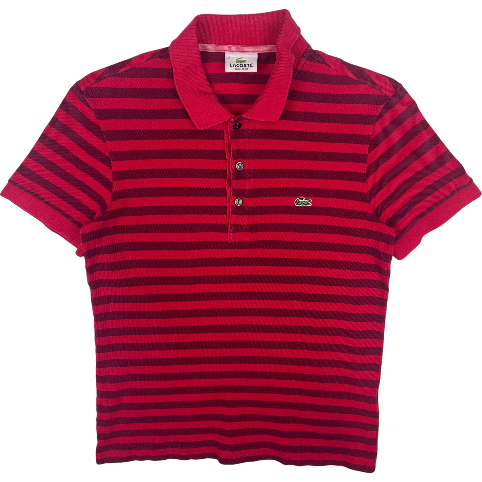 Lacoste Regular Fit Striped Polo - XS