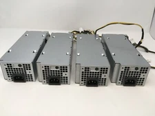 LOT of 4 Dell OptiPlex 6 Pin 240W Desktop Power Supply DK87P