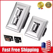 New Chrome Power Window Switch Pair Set of 2 for Chevy Chevrolet GMC Pontiac USA