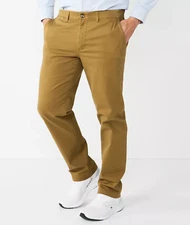 Men's Sonoma Goods For Life Flexwear Straight-Fit Chinos - Dark Khaki