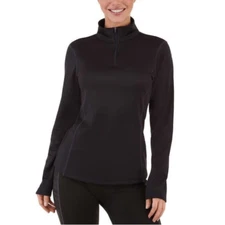 NWT Women's Spyder 1/4 Zip Lightweight High Perfromance Comfort Baselayer Top