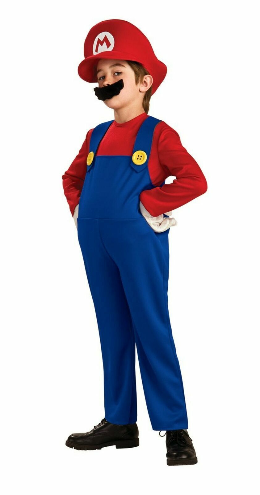 Super Mario Brothers, Deluxe Mario Halloween Costume Large Boys Niños