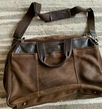 vintage Pelle Studio briefcase distressed lea...