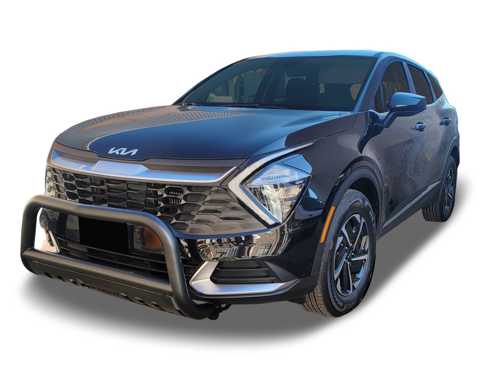 Front Black Bull Bar Front Bumper Guard Protector Fits 2023+ Kia