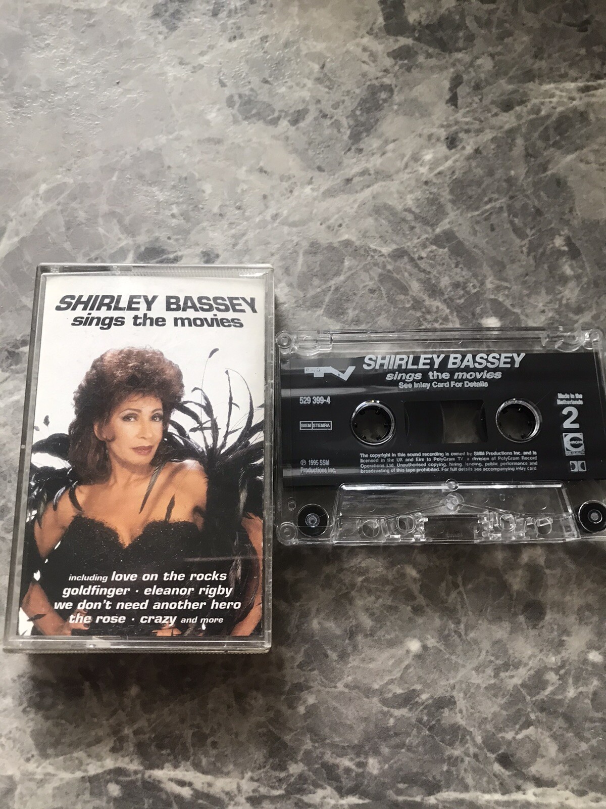 SHIRLEY BASSEY SINGS THE MOVIES cassette tape album