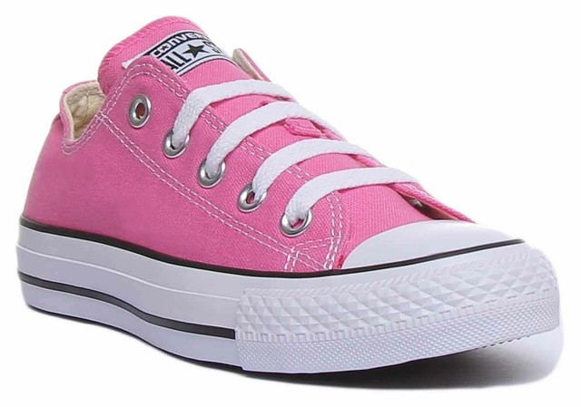 pink converse womens size 8
