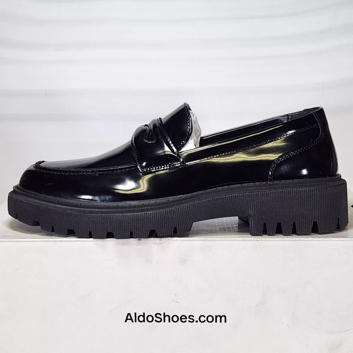 Aldo patent hot sale leather shoes