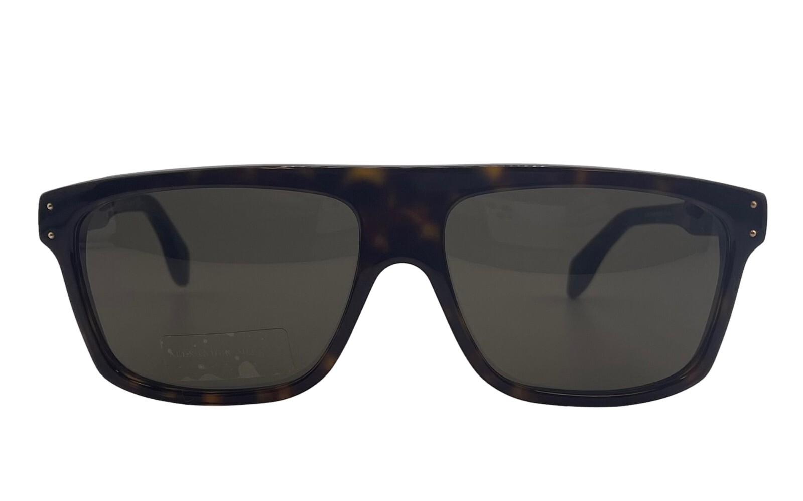 Alexander McQueen AMQ 4209/S Brown Rectangle Sunglasses 57mm 15mm 