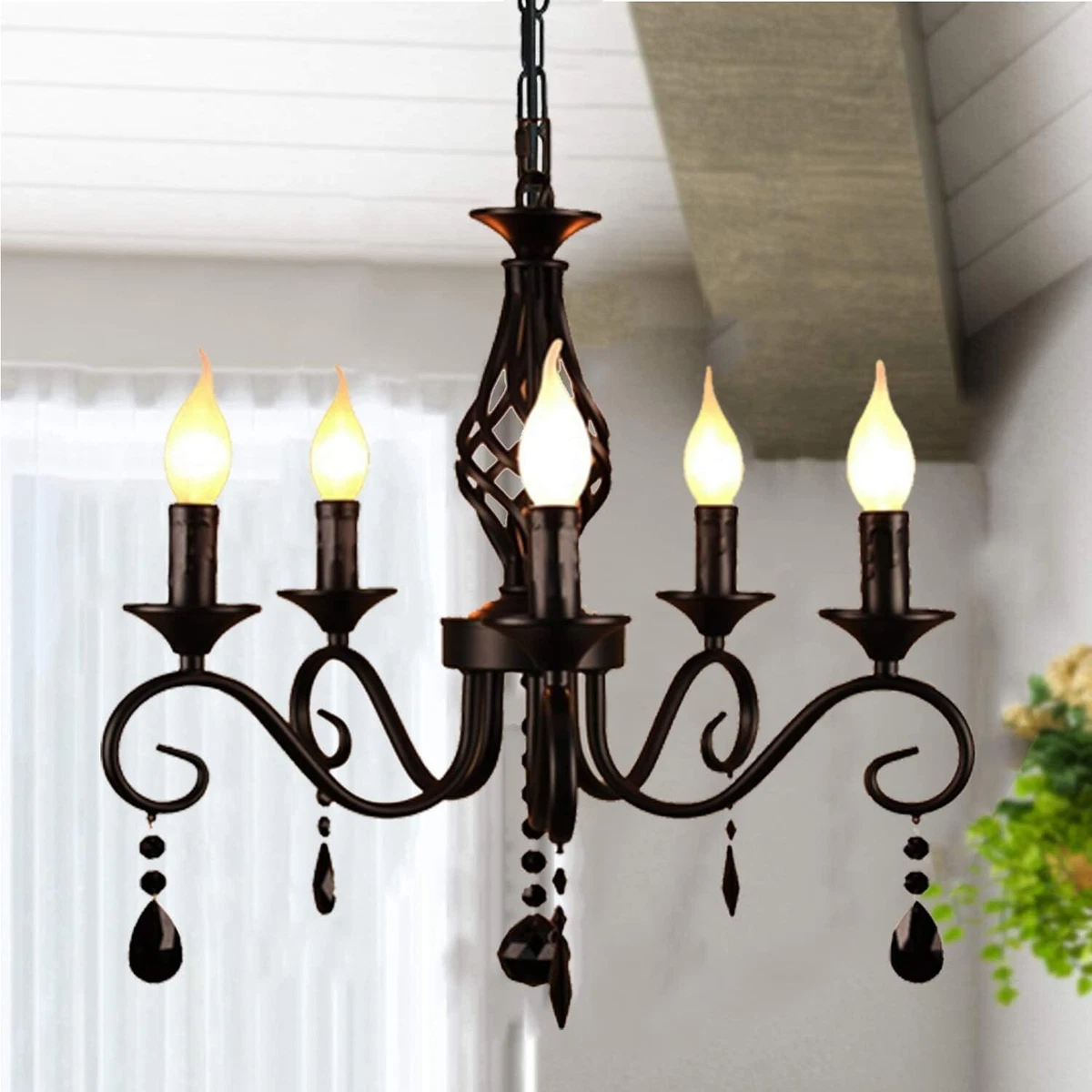 Black french country chandelier deals