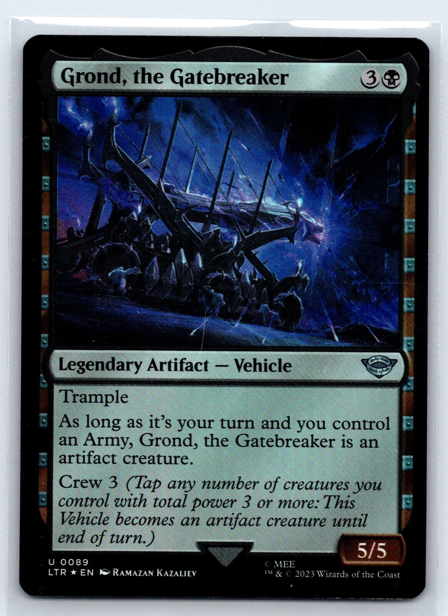 MTG Lord of the Rings Grond, The Gatebreaker 0089 U Foil - NM | eBay