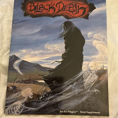 Black Death: An Ars Magica Story Supplement (Paperback RPG Book) White Wolf 1991