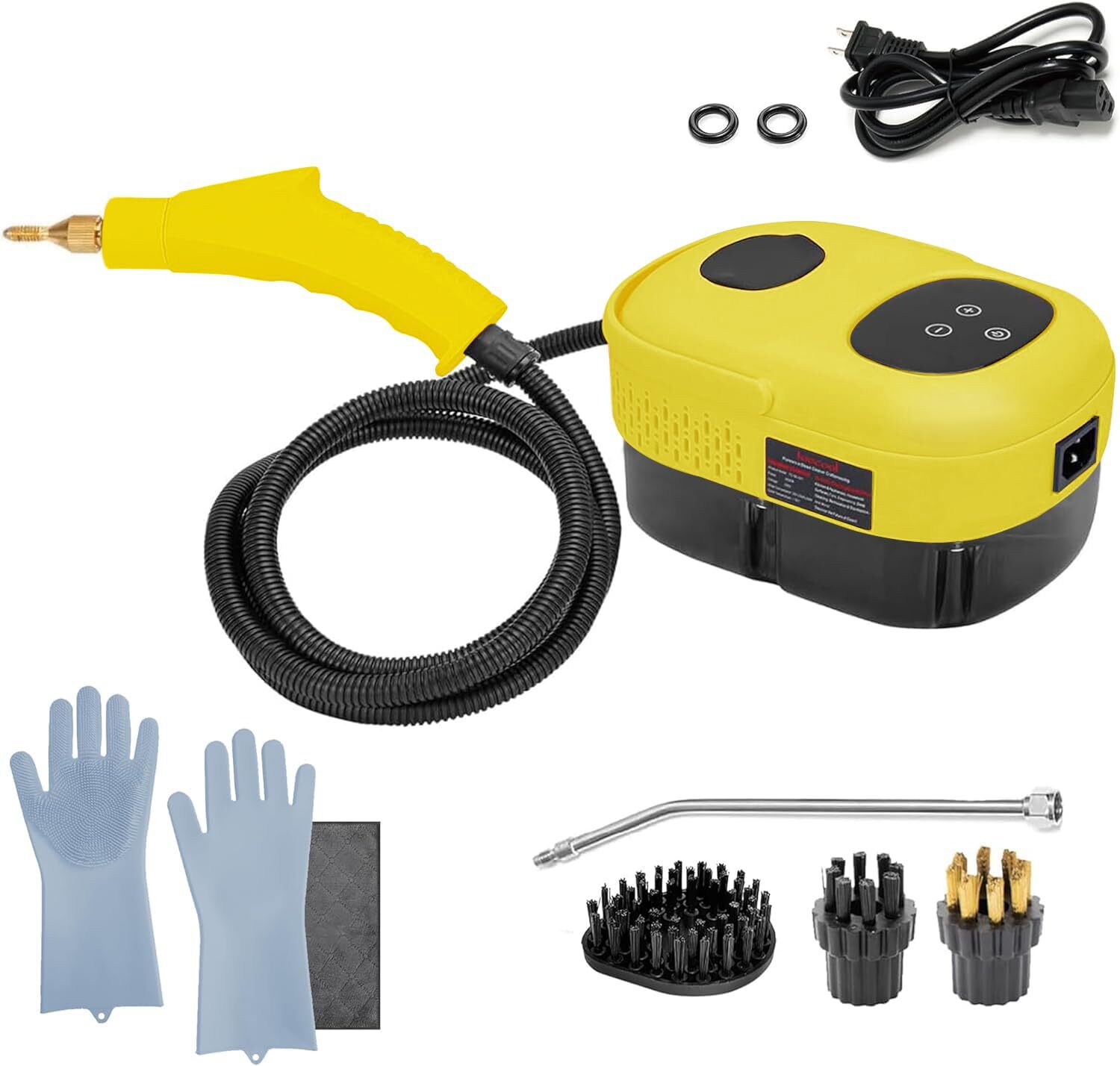 2500W Handheld Steam Cleaner, High Pressure Temperature Steamer for Car Detai...-image