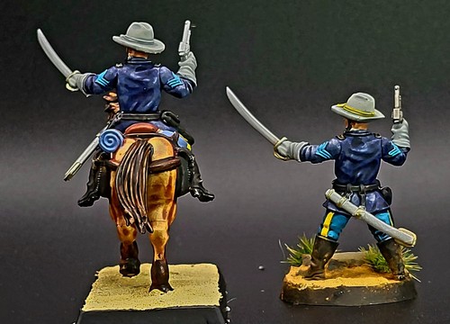 Painted Characters of Western 7th Cavalry Regiment collection miniature - Picture 5 of 6