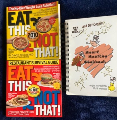 Eat This Not That & Heart Healthy Lot of 3 D Zinczenko & EEs of Schering Pharma