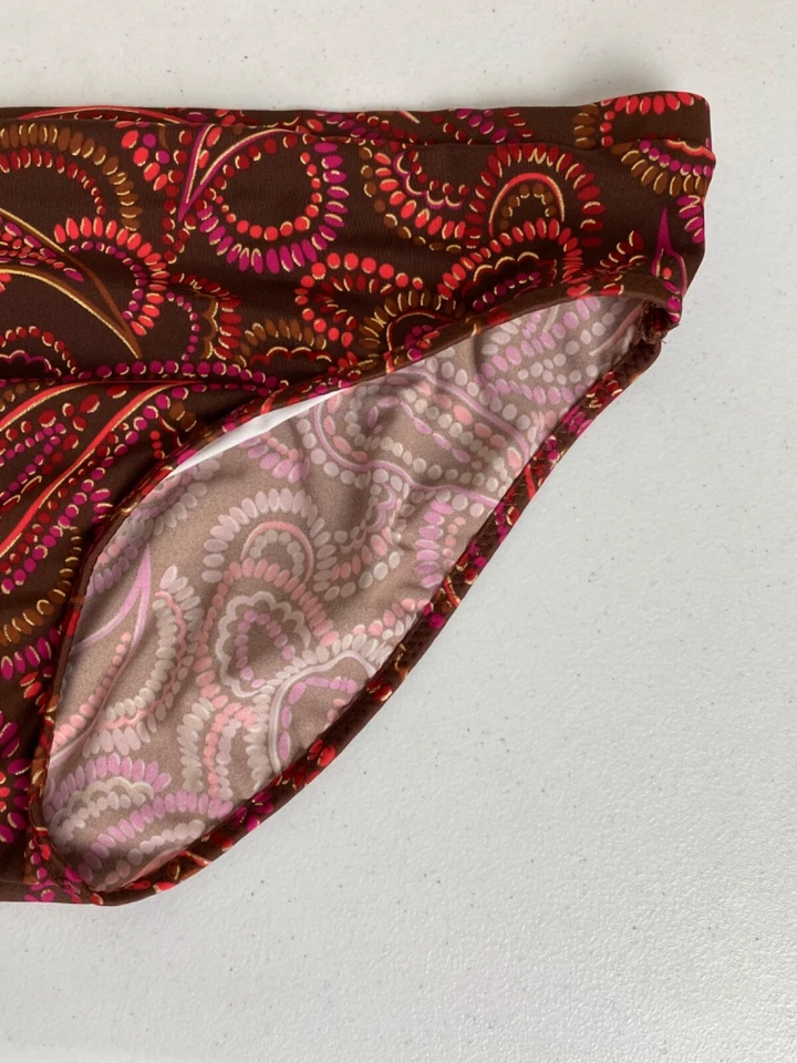 Liz Lange Maternity Bikini Bottom Womens XLarge Paisley Beach Swim Resort Summer - Image 4 of 4