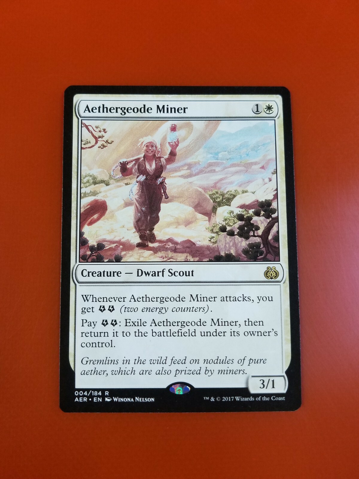 1x Aethergeode Miner | Aether Revolt | MTG Magic Cards