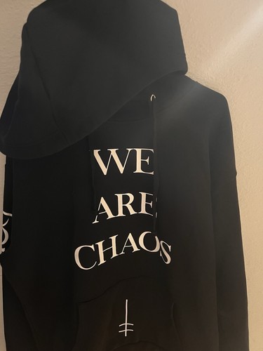 Sudadera con Capucha Marilyn Manson Dolls Kill "We Are Chaos" Talla Mediana Rara Nueva con Etiquetas Inédita - Imagen 2 de 8