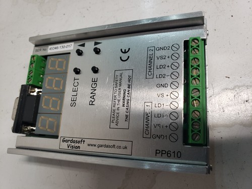 Controlador de visión artificial de iluminación LED RS232 2 canales Gardasoft PP610 - Imagen 3 de 3
