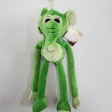 Adventure Planet Extend A Pull Colorful Green Elephant Plush 22" 