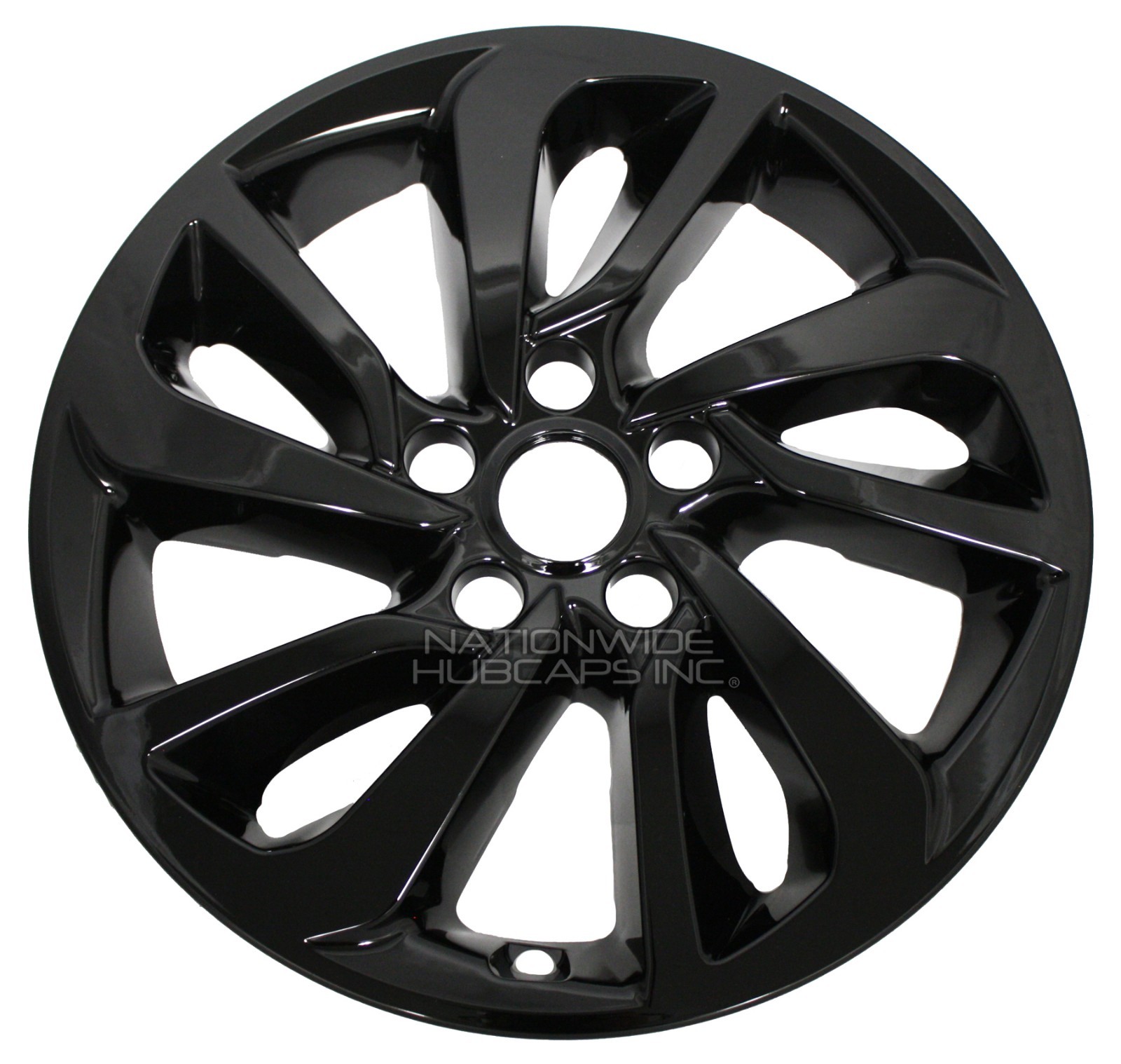 Set of 4 fit Hyundai Tucson 20162018 Black 17" Wheel Skins Hub Caps