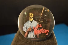 "THE WARRIORS" BUTTON  Furies  BIG!  pinback pin badge  film movie BASEBALL GANG