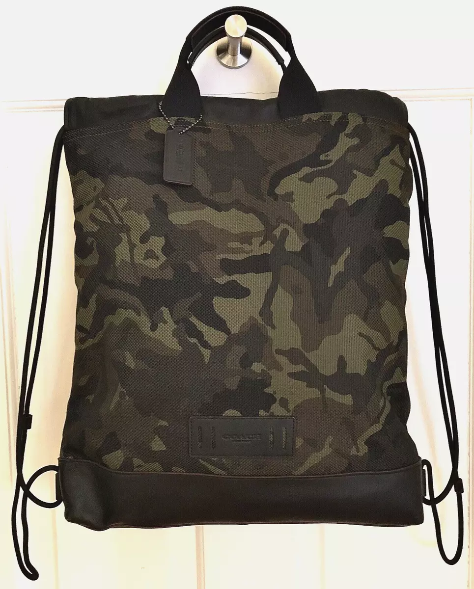 Coach terrain drawstring backpack sales