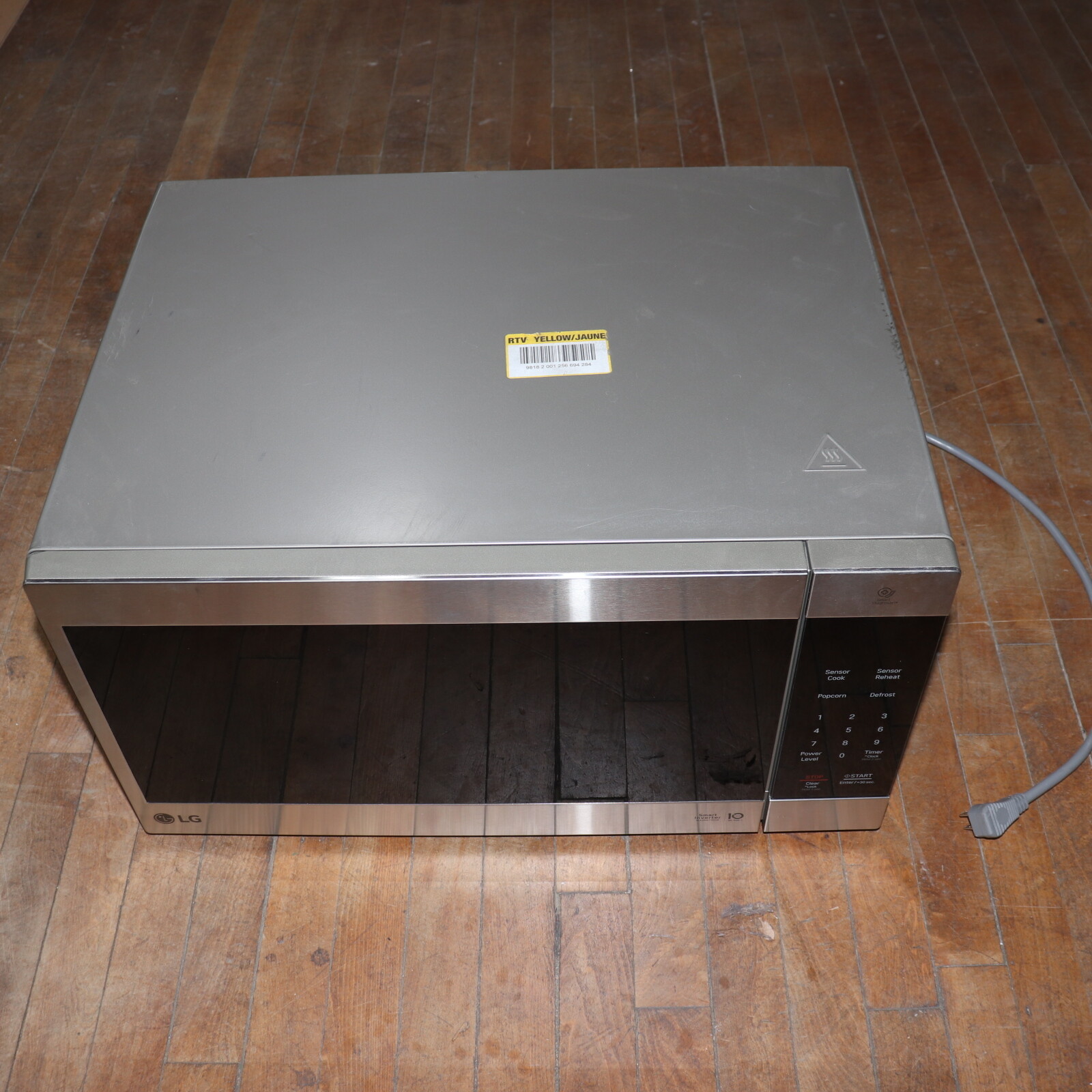 LG LED Countertop Microwave Stainless Steel Silver 1200W LMC2075ST