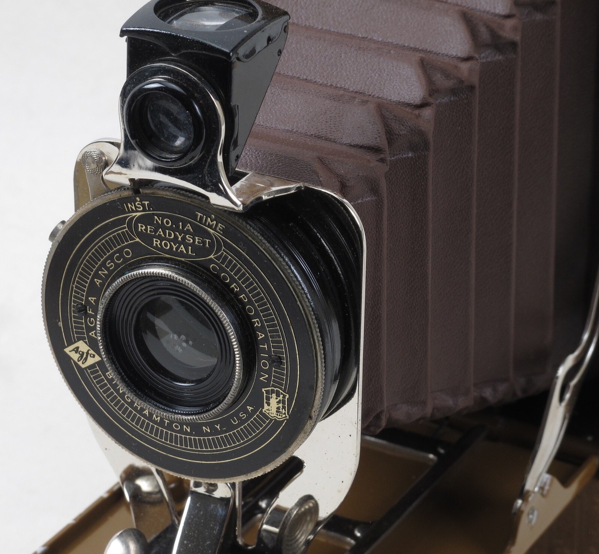 Rare Antique Vintage Ansco No. 1A Readyset Royal Folding Ostrich