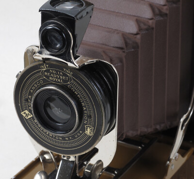 Rare Antique Vintage Ansco No. 1A Readyset Royal Folding Ostrich