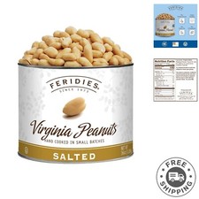 Luxurious Lightly Salted Virginia Peanuts in 36 Oz Tin - Kosher Certified