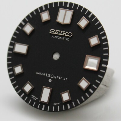 スタデ100 5個110.00g109.66g109.61g109.04他 Resist Dial for Vintage SEIKO Diver 6105-8110, 6105-8119, 6105
