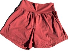 Halara SoftlyZero Airy 7" Active Shorts Size M New With Tags Color Madder Brown