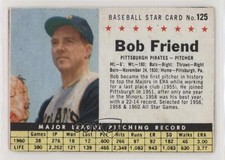 1961 Post Bob Friend (Hand Cut) #125 b7j