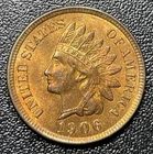 1906 Indian Head Cent Penny 1c Nice Red Uncirculated Coin