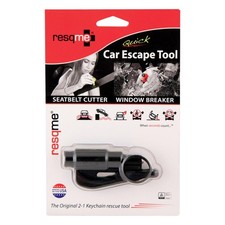 Resqme 25.100.01 Black Car Escape Rescue Tool 0.67 L x 1.25 W in. Pack of 3 