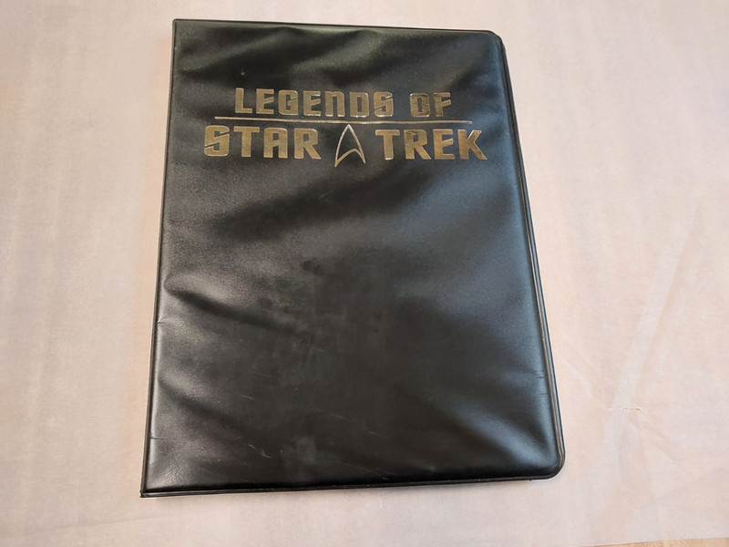 Legends of Star Trek - 2 Trading Card Binders / Albums - Rittenhouse 2002