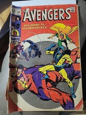 Avengers 59 Hank Pym Becomes Yellowjacket 3rd App Vision Marvel Silver Age 1968
