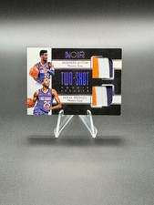 DEANDRE AYTON / MIKAL BRIDGES 2018-19 Panini Noir Rookie Patches Prime 03/25