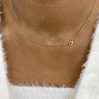 1ct Oval Pendant Necklace Yellow Gold 14K Labcreated Diamond F/VS — photo 3