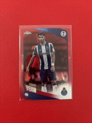 Gabri Veiga Topps Chrome UCC 2025/26 Red Lava Refractor 5/5 FC Porto Euroleague