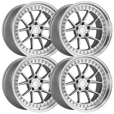 19x9.5 35 Aodhan Ds08 5x120 Machined Silver Wheels Set Of 4 Concave Bmw Rims
